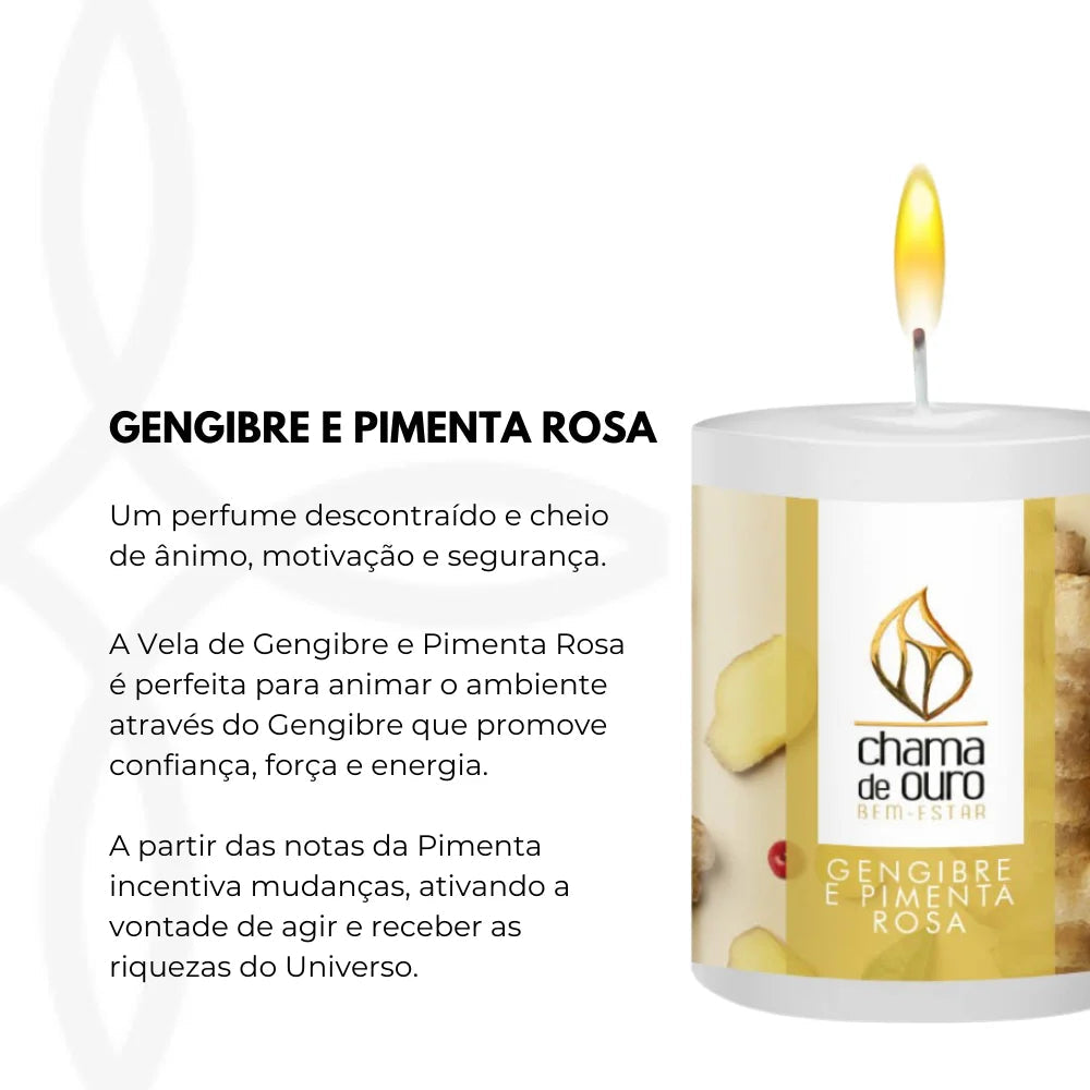 Vela Aromatica Decoração