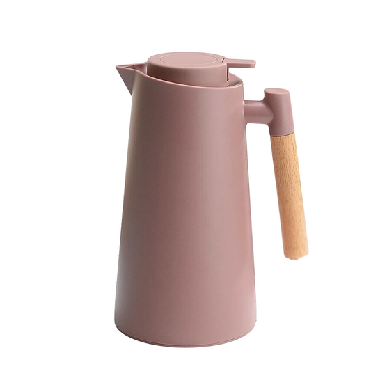 Garrafa Térmica Com Termômetro Marrom - 1 Litro