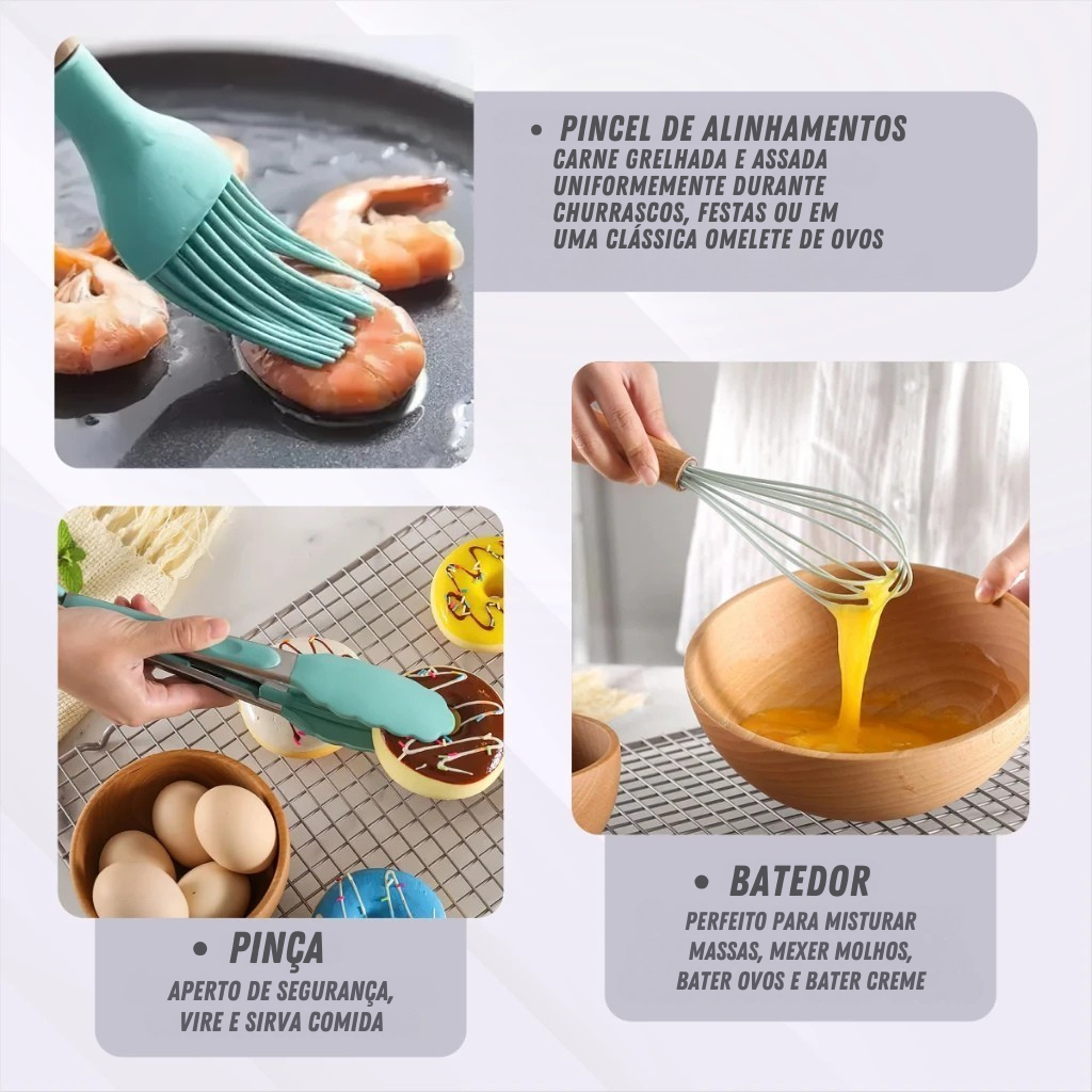 Kit Utensilios de Cozinha