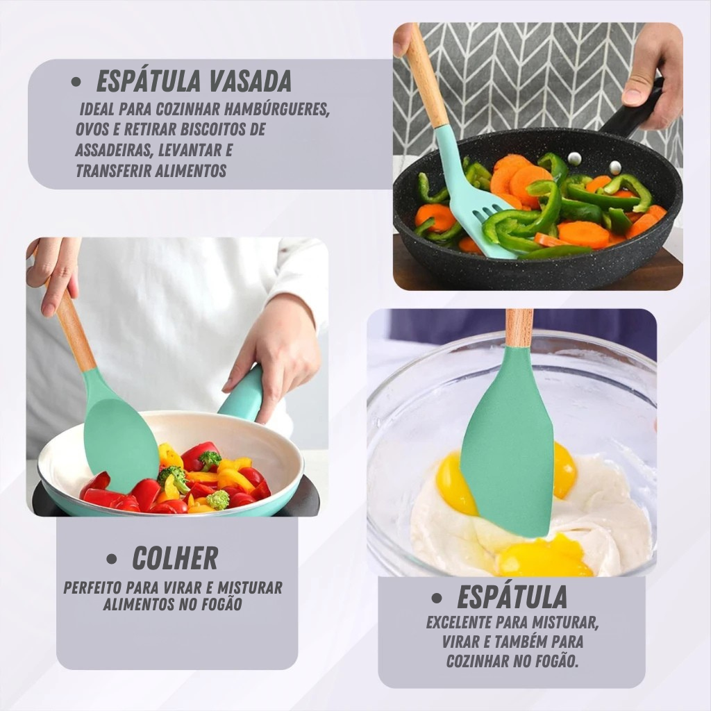 Kit Utensilios de Cozinha