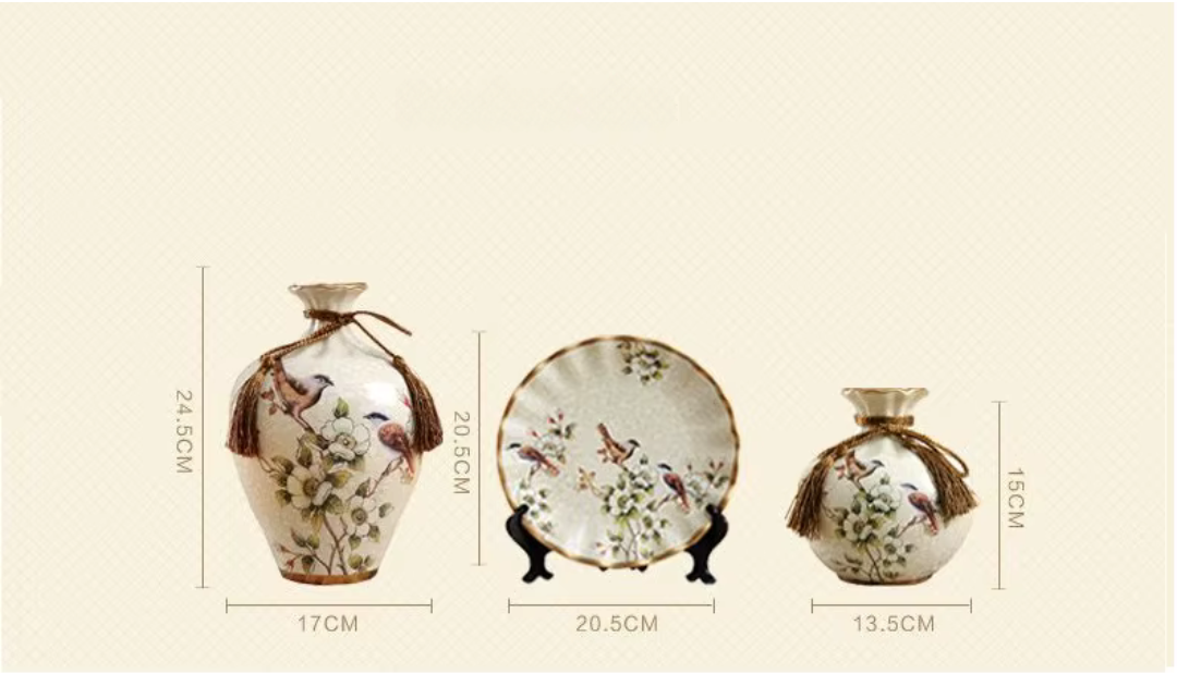 Jogo de Cerâmica Decoração para Casa