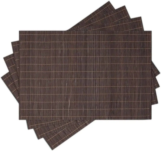 Jogo Americano Em Bambu 4 Unidades 45x30 para Mesa Posta