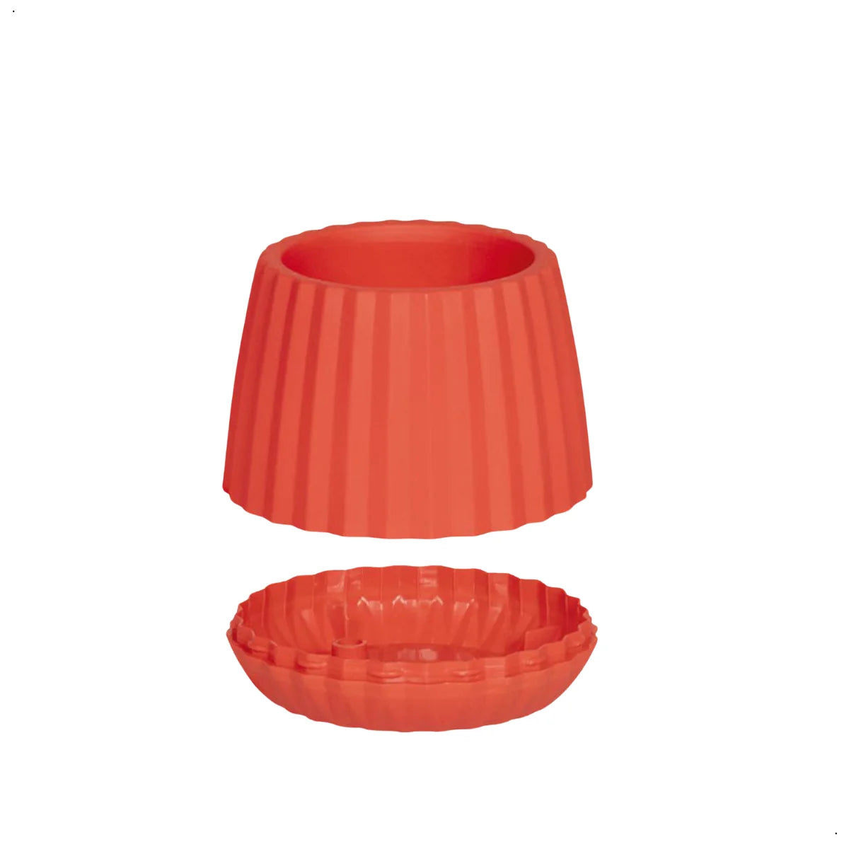 Cachepo Com Prato Integrado