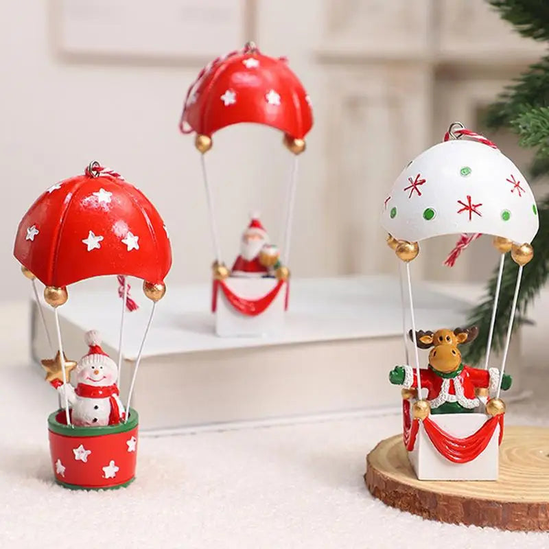 Paraquedas Natalino Decorativo