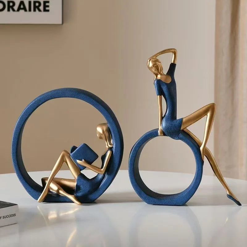 Escultura Decorativa Em Resina