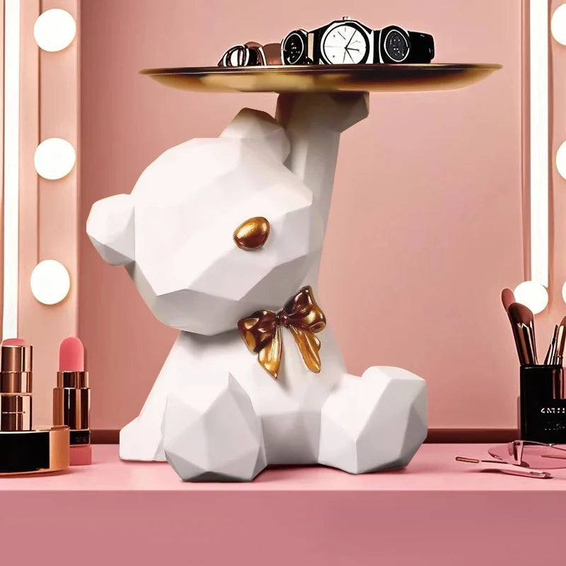 Porta Chaves Porta Objetos Urso Decoração Decorativo