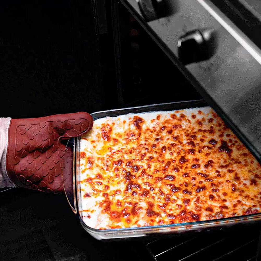 Forma De Vidro Assadeira Refratário Cheff 2,6L Com Luva Térmica - Brinox