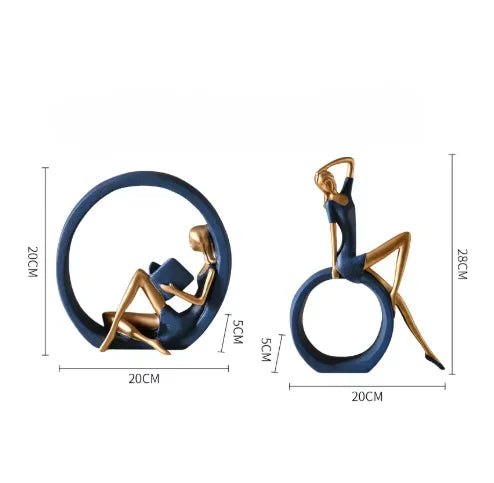 Escultura Decorativa Em Resina