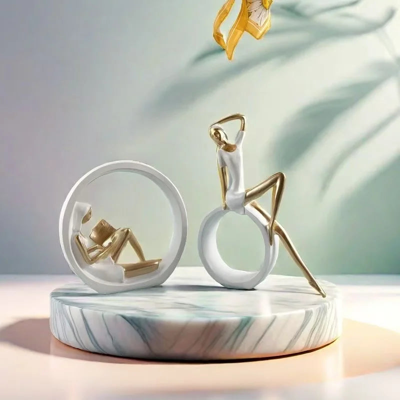 Escultura Decorativa Em Resina