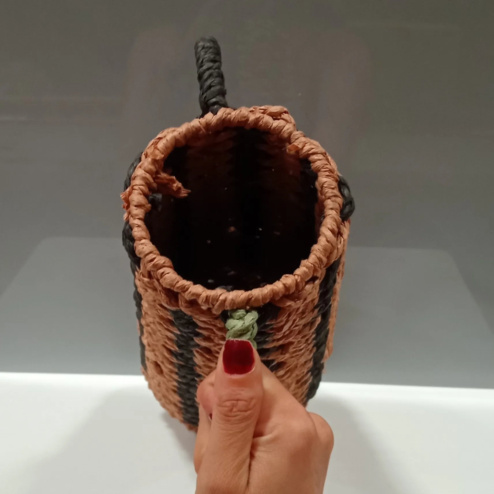 Vaso Decorativo de Fibra