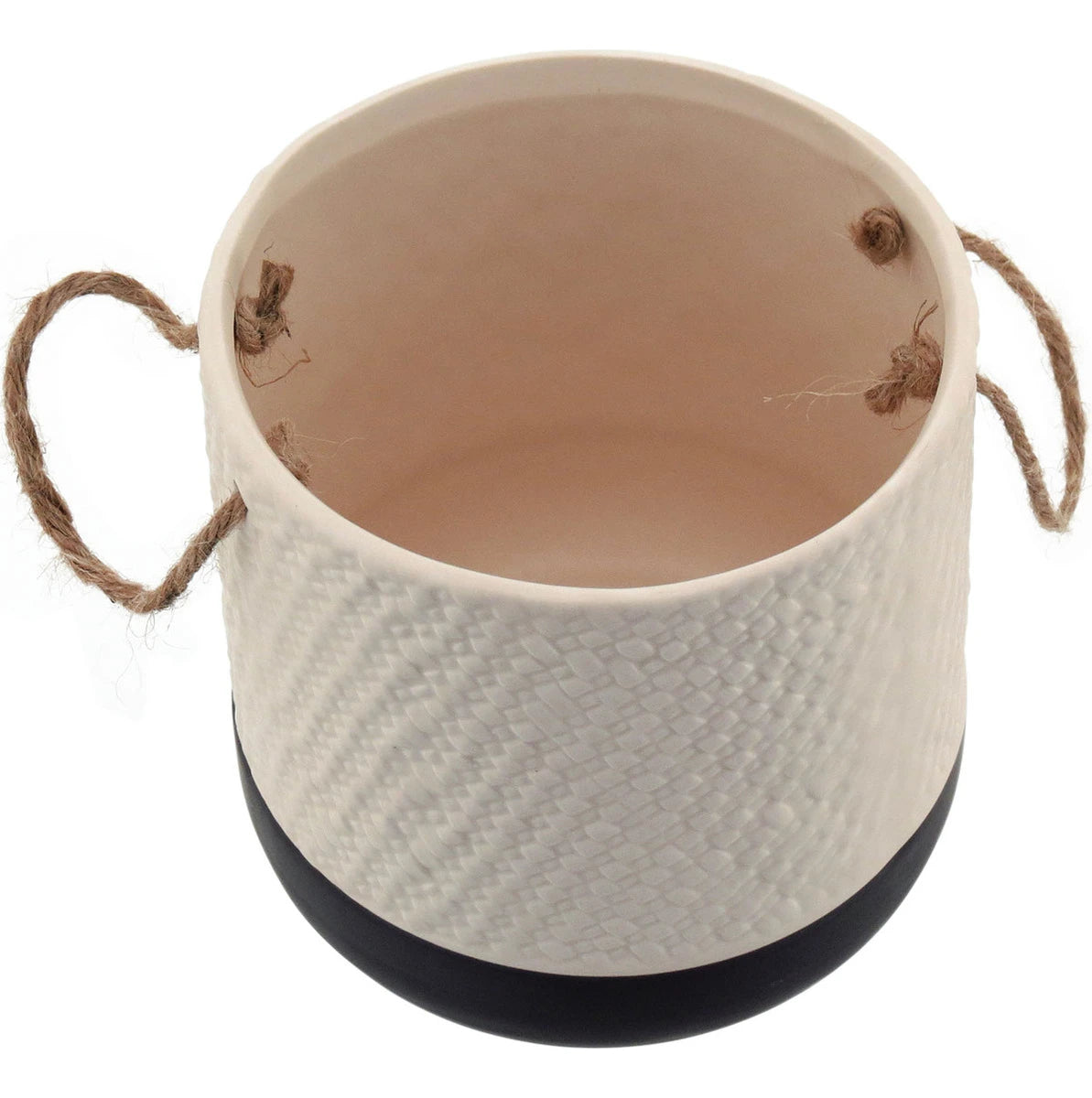 Cachepô em Cerâmica Branco