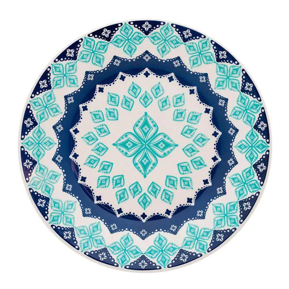 Prato de Porcelana Mesa Posta