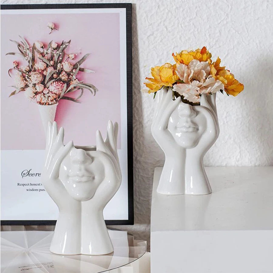 Vaso de Cerâmica Decoração Artesanal