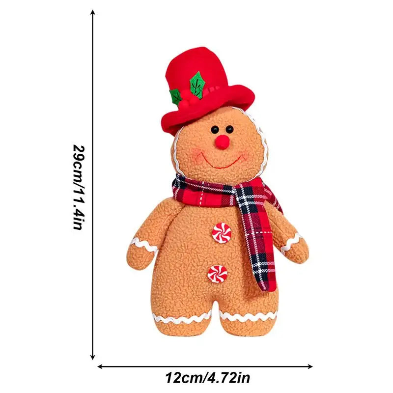 Pelúcia de Gengibre Natalino