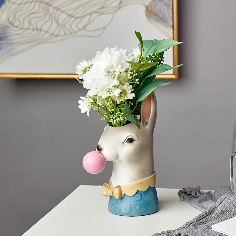 Vaso Decorativo Criativo em Cerâmica