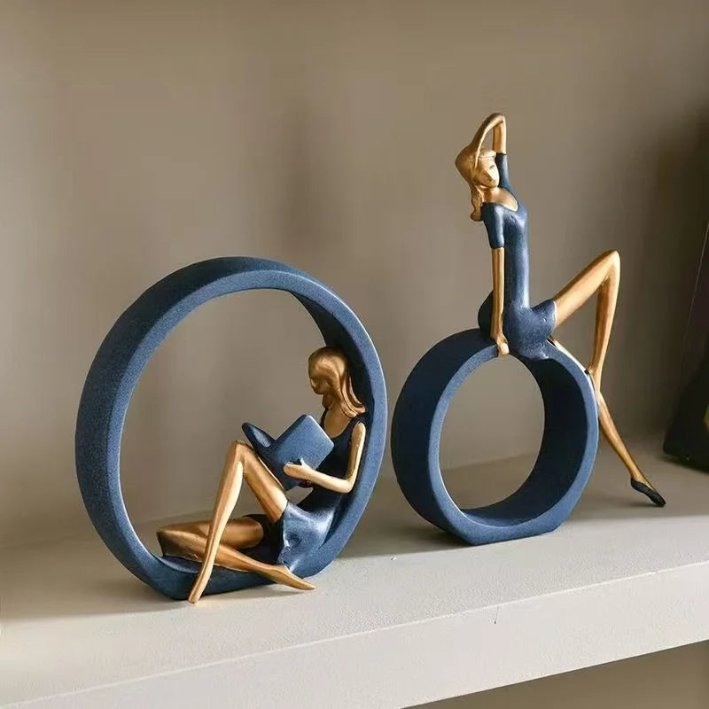Escultura Decorativa Em Resina