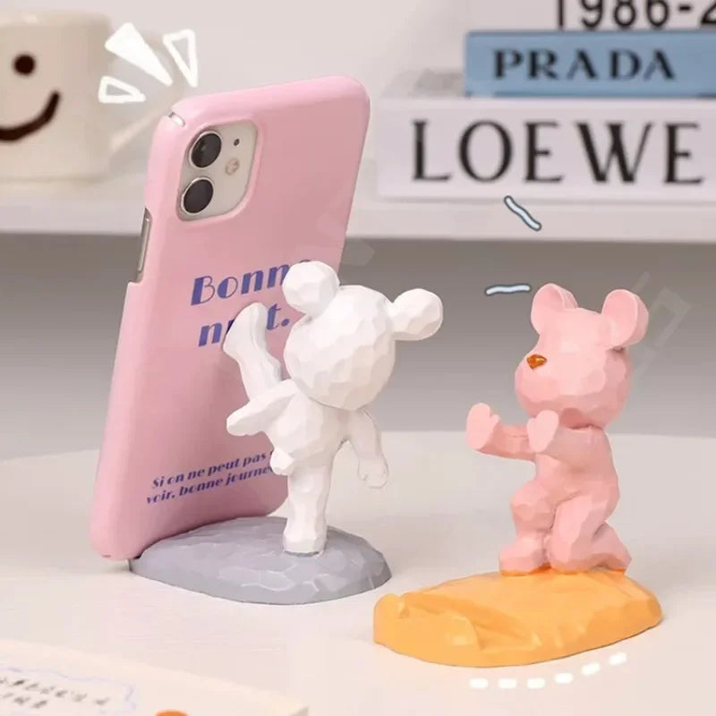 Porta Objetos Urso de Resina Decoração