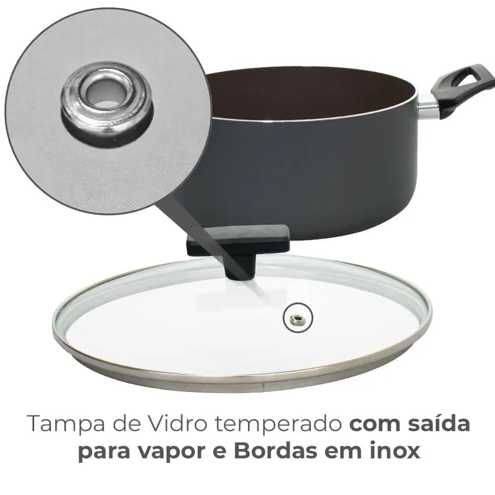 Jogo de Panelas Ceramica