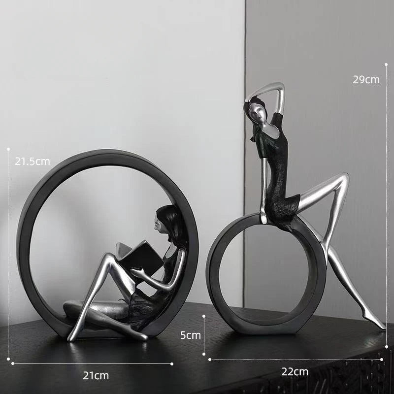 Escultura Decorativa Em Resina