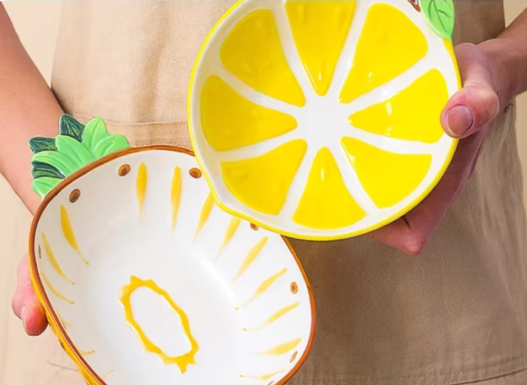 Bow Ceramica com Formato de Frutas, Decoração, Casa, Cosinha