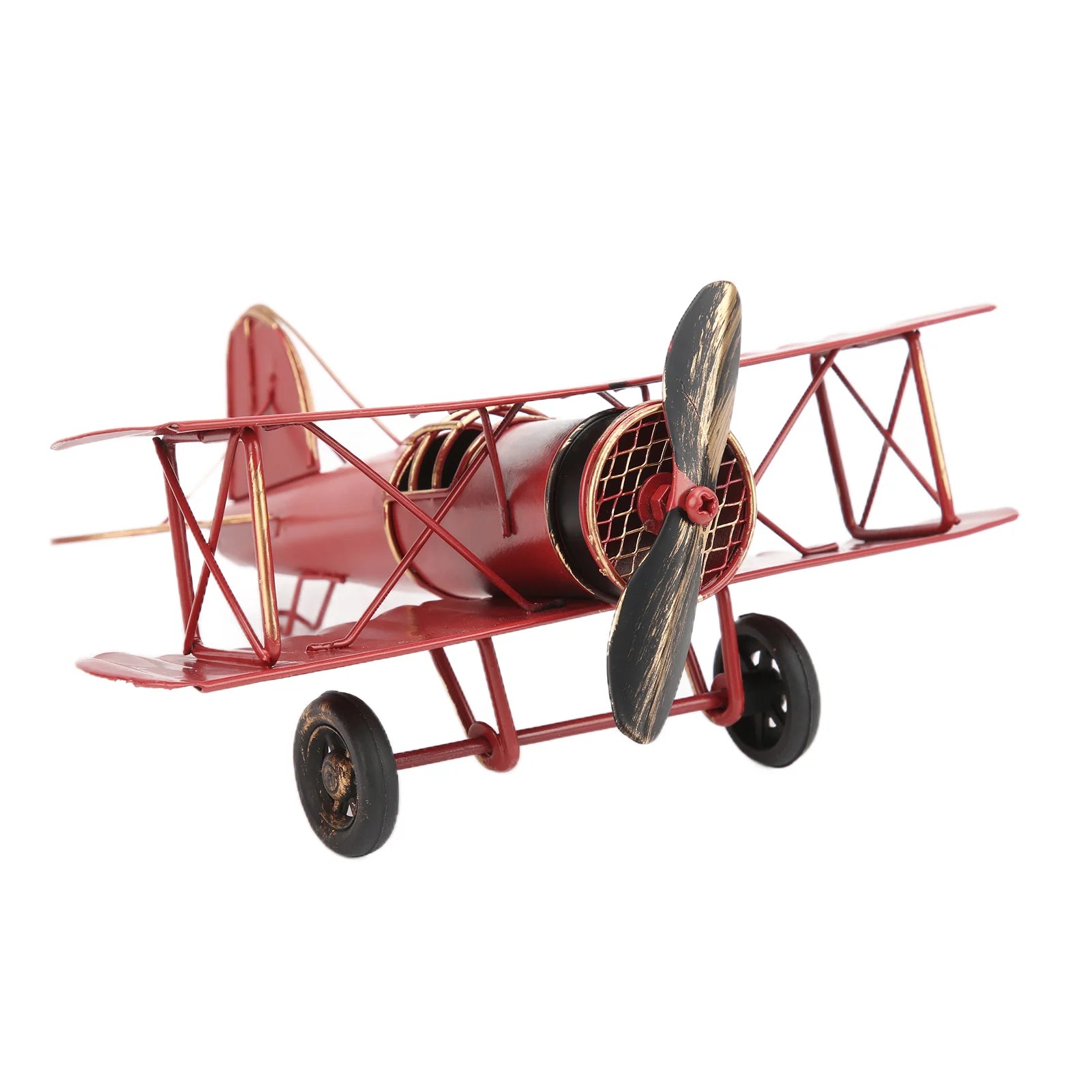 Avião Decoratvo em Metal - Decoração Para Casa