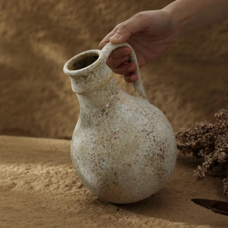 Vaso em Cerâmica Rustico Decoração