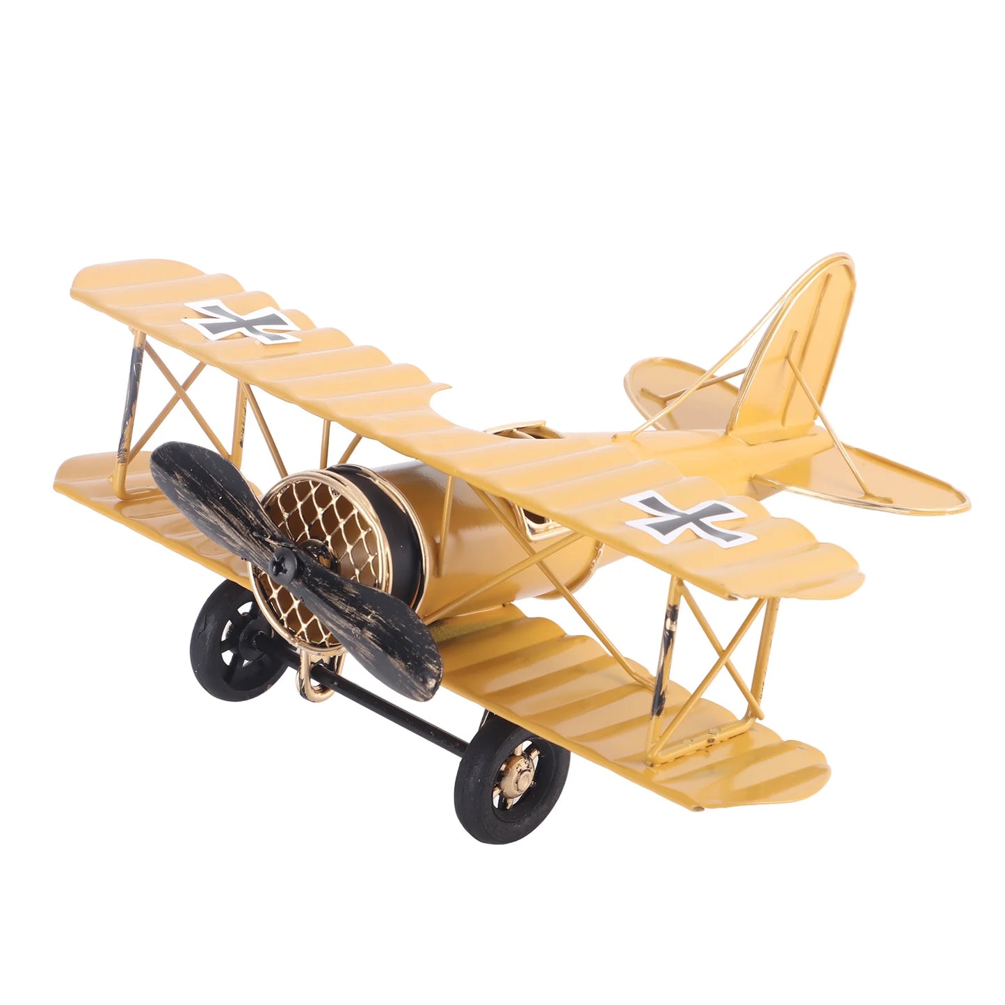 Avião Decoratvo em Metal - Decoração Para Casa