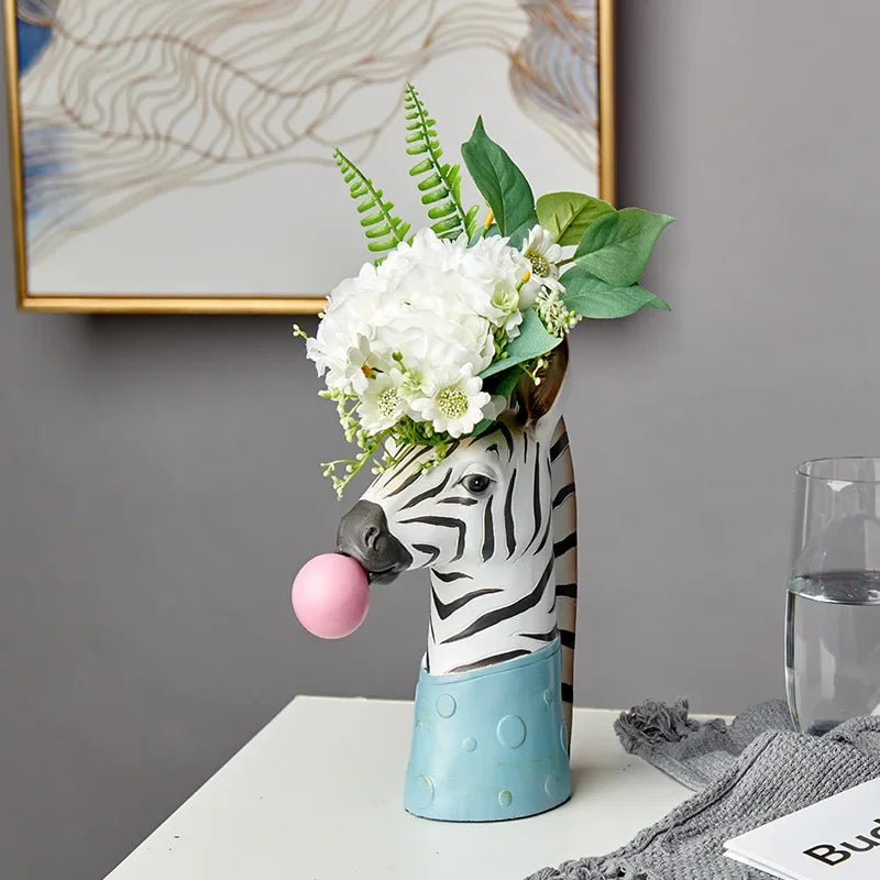 Vaso Decorativo Criativo em Cerâmica