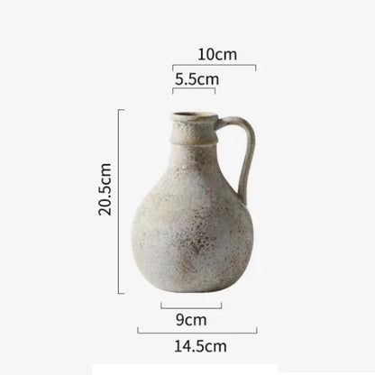 Vaso em Cerâmica Rustico Decoração