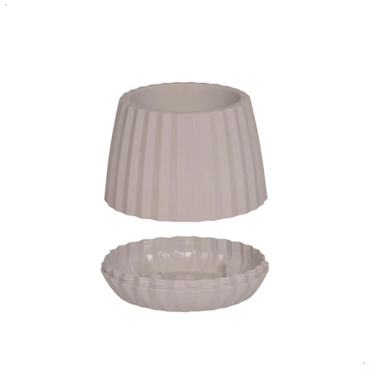 Cachepo Com Prato Imbutido