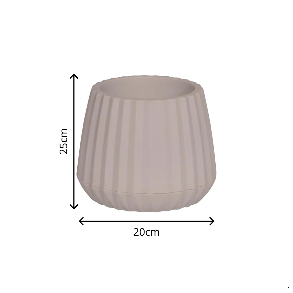 Cachepo Com Prato Integrado