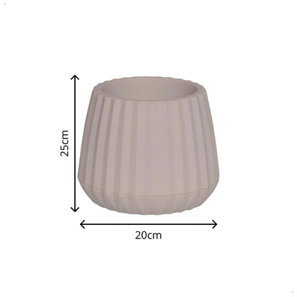 Cachepo Com Prato Integrado