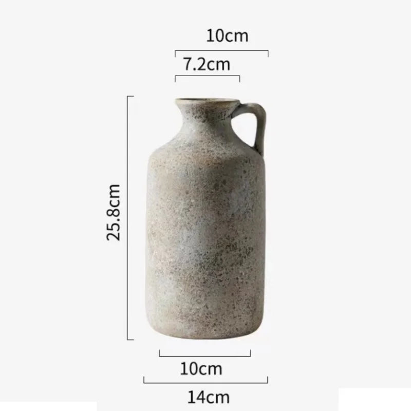 Vaso em Cerâmica Rustico Decoração