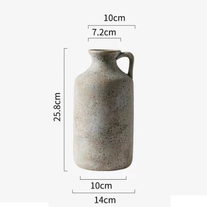 Vaso em Cerâmica Rustico Decoração