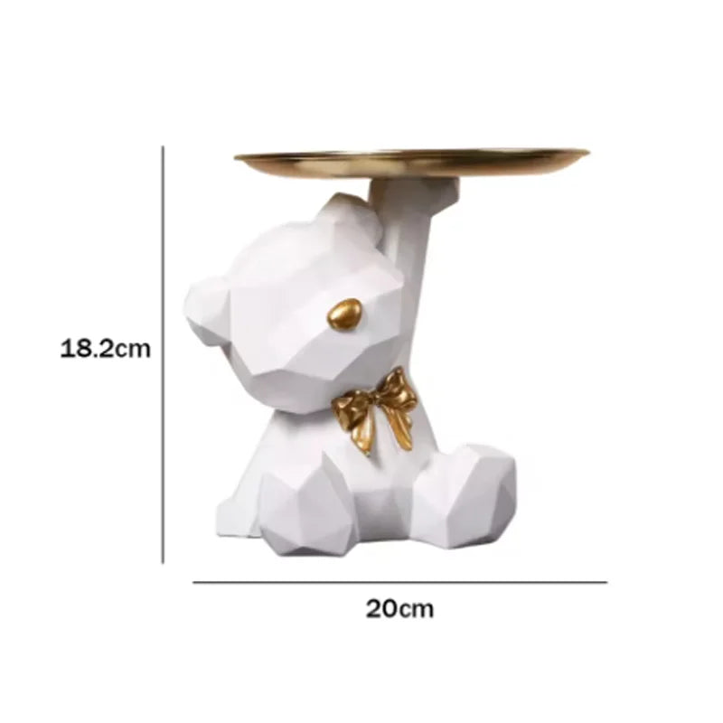 Porta Chaves Porta Objetos Urso Decoração Decorativo
