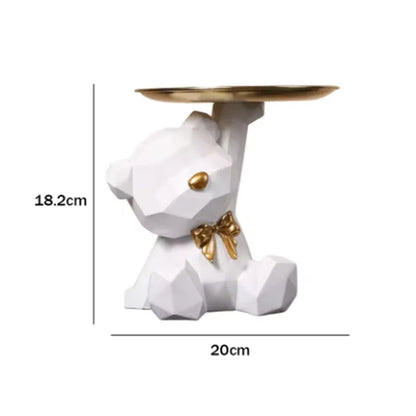 Porta Chaves Porta Objetos Urso Decoração Decorativo