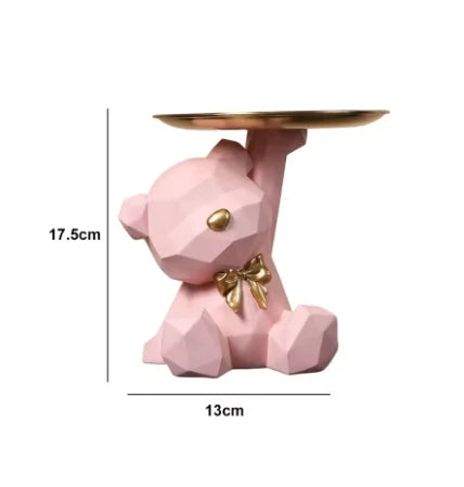 Porta Chaves Porta Objetos Urso Decoração Decorativo