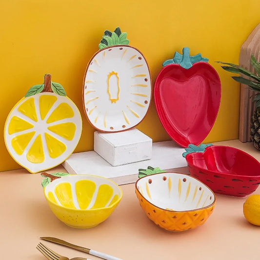 Bow Ceramica com Formato de Frutas, Decoração, Casa, Cosinha